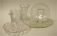 Quantity of various crystal/glass table wares