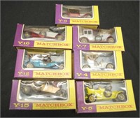 Seven vintage 1960's MATCHBOX Lesney model cars