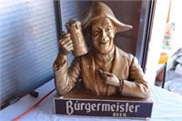 Burgmeister Beer Statue