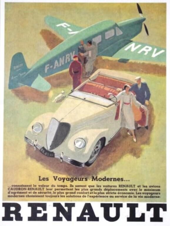 Renault Advertising Poster