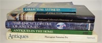 Five volumes on collecting antiques