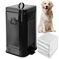 Dog Waste Station  12L/3.2Gal  1 Pack  Black