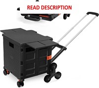 $80  Foldable Cart  Blackpro  360Swivel