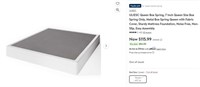 N3615 7 Inch Queen Size Non-Slip Box Spring Only
