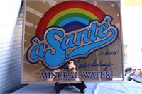 aSante Sparkling Mineral Water Mirrored Sign