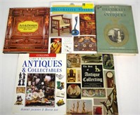 Five volumes on collecting antiques