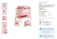 E1615  HARPPA 4 in 1 Bassinet  - Pink