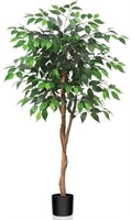 TE6045 4 Feet Artificial Potted Ficus Tree