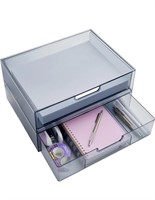 Plastic stackable organizer drawers