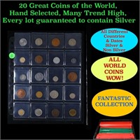 20 Great Coins of the World, hand selected, many t