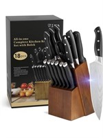 IKOMMI 18 piece knife set with extra kitchen