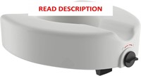 $50  Medline Toilet Seat Riser  350lbs  White