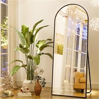 SE3019 Full Body Arched Mirror Black 64x21.1