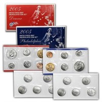 2005 United States Mint Uncirculated Coin Set in O