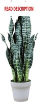 Faux Sansevieria 26 Inch - Indoor/Outdoor Plant