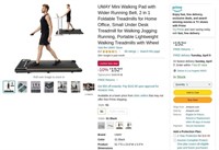 B7715  UMAY Mini Walking Pad Foldable Treadmill
