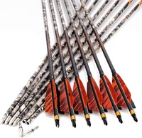 $60  30 Carbon Arrows  Spine 800  30in  12pcs