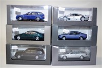 Six Modellauto Collection Mercedes Benz