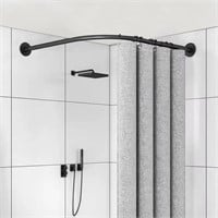 E7779  Protalwell L-Shaped Shower Curtain Rod 60