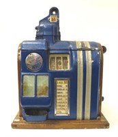 Art Deco era Columbia 1/- slot machine