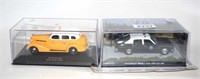 Two collectable die cast model cars