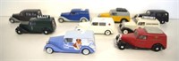 Nine various Vinesse model trucks / cars