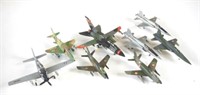 Box various 1970s model jets