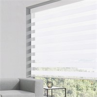 $35  Zebra Blinds White  35W x 72H  Light Control