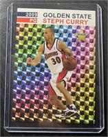 STEPHEN CURRY 2009 PRISM ROOKIE CARD
