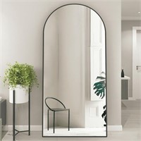 SE3012 Full Length Arch Mirror Black 65x25