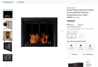 O3057  Pleasant Hearth Clairmont Fireplace Screen