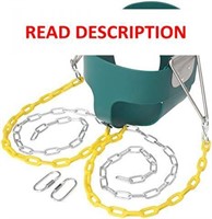 $69  Bucket Toddler Swing Seat with Chains (Green)