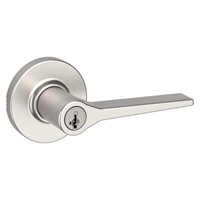 SM2391  Kwikset Hollis Entry Door Lever - Satin Ni