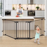 N3052 80 Extra Wide Baby Gate 30 Tall Black
