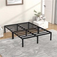 E6143  Metal Bed Frame with Storage