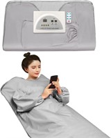 $136  Infrared Sauna Blanket with Sleeves Silver
