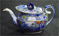 Early 19th century transfer printed teapot