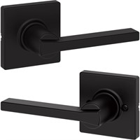 R2045  Kwikset Casey Lever Matte Black