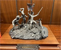 "Saving the Colors" Chilmark pewter statue