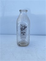 Vintage Virden Illinois Milk Glass