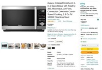 B8227  Galanz SpeedWave 3-in-1 Microwave 1.6 Cu.Ft