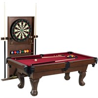 P6 90 Ball and Claw Leg Pool Table