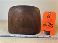Antique Wood Hat Block Mold Millinery Form 5 3/4 7
