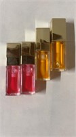 Clarins lip comfort oil 01 honey and 04 candy