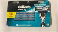 Gillette 12 cartridges Mach 3