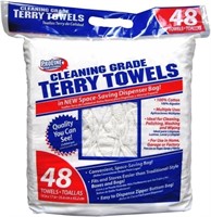 W2108  Cleaning Grade Terry Towels 48-Pack