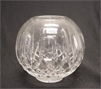 Waterford crystal "Lismore" ball vase