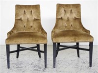 Pair of contemporary side chairs