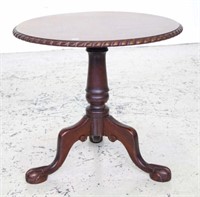 Cedar pedestal wine table