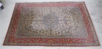 Vintage Middle Eastern fine weave wool rug